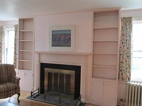 Built in bookcases