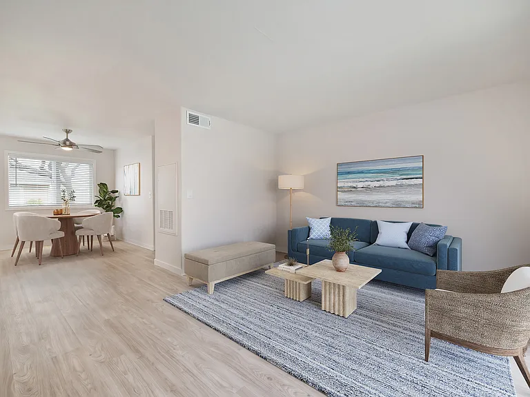 Living Room and Dining Area