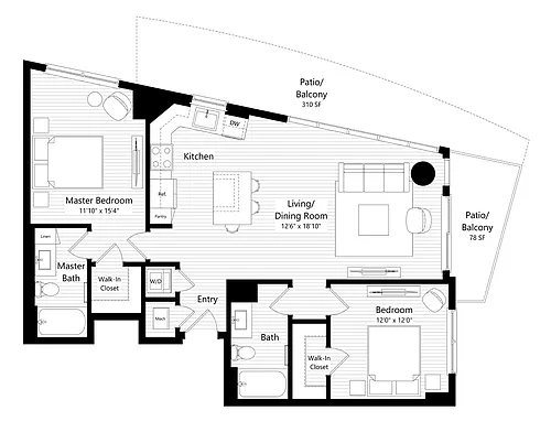 Floor plan B1