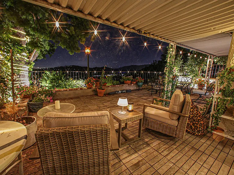 Enjoy the balmy breezes while overlooking the City of Angeles
