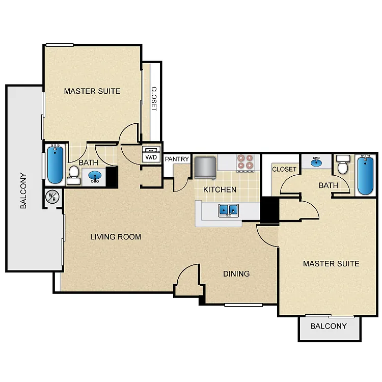 Floor plan Plan D
