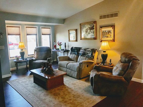 Newer wood floor in Living room