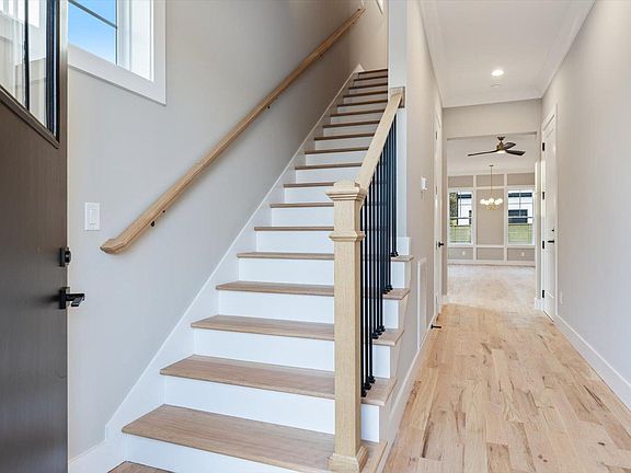 Red Oak floors and staircase