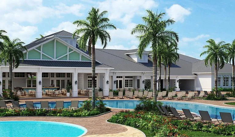 Lap Pool, Large casual pool and kids splash pad