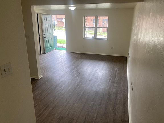 view of front living room from back corner, BRAND NEW FLOOR