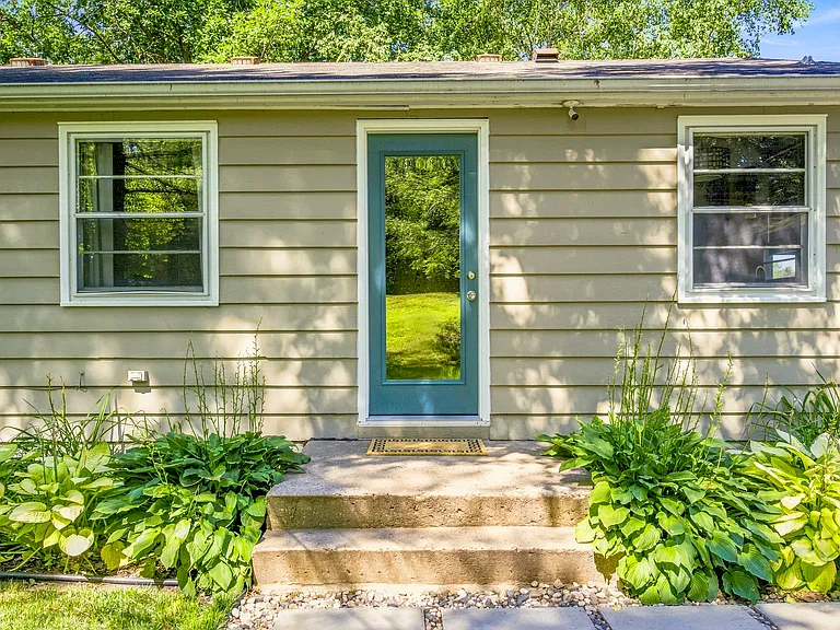 Back door entrance