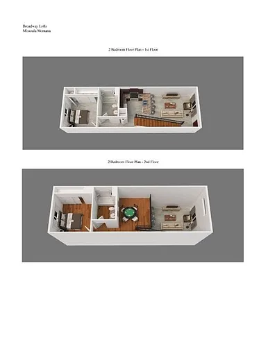 Floor plan 2 Bed 2 Bath