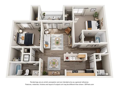 Floor plan 2A 2 Bedroom