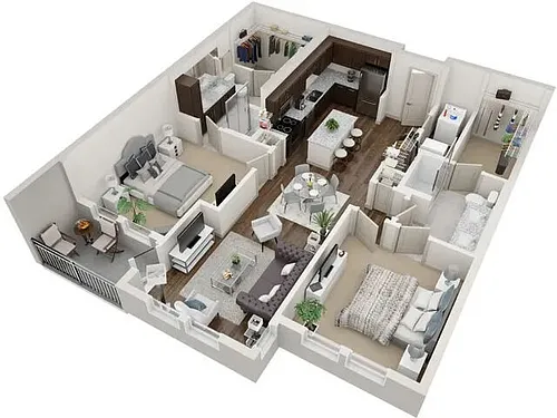 Floor plan B2A