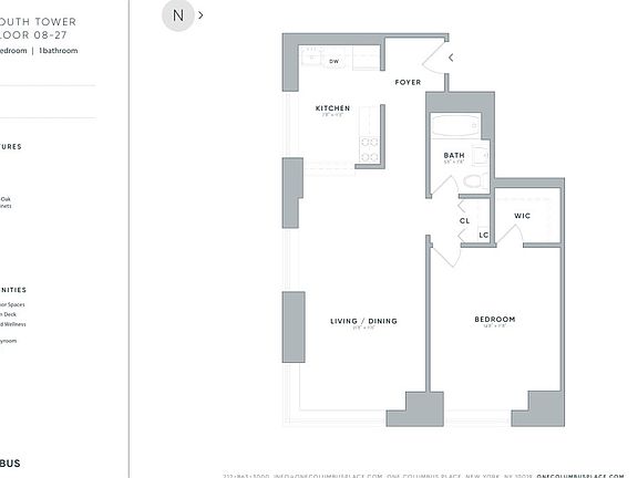 2nd image of 1 Columbus Pl APT S20b