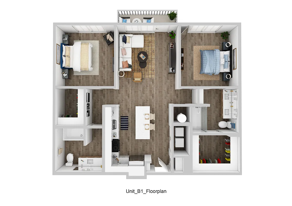 Floor plan B1