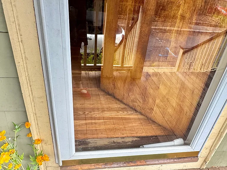 Front Door, Exterior being painted