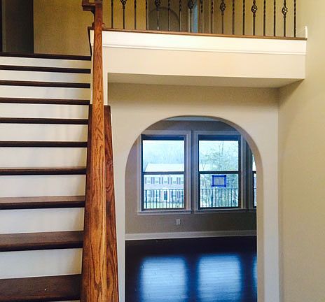 The Abriel Foyer with hardwood floors