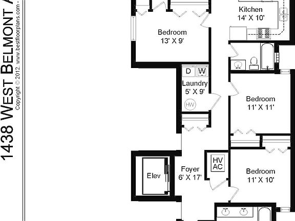 5th image of 1438 W Belmont Ave #4W