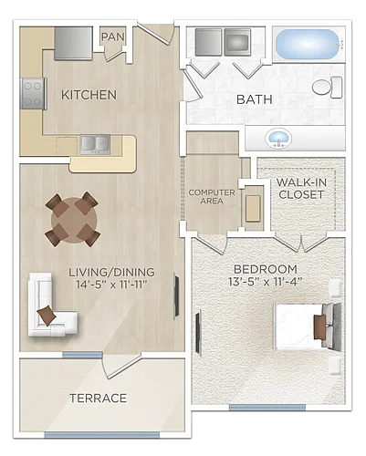 Floor plan La Espana (A1)