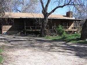 front of property