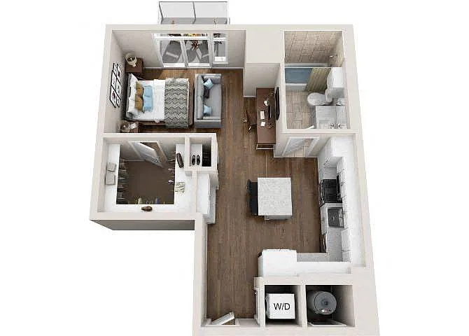 Floor plan Studio E1D