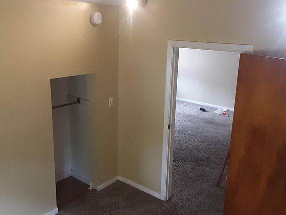 Front bedroom, looking out towards livingroom