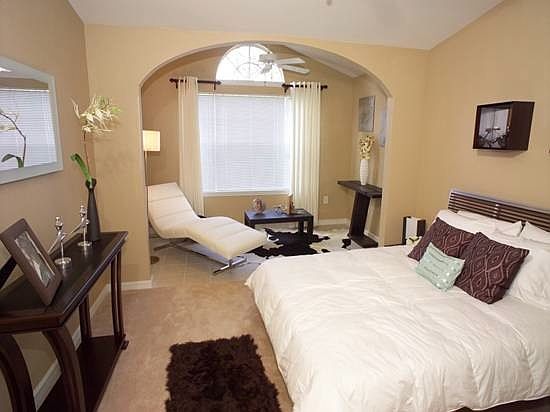 master bedroom with sunroom