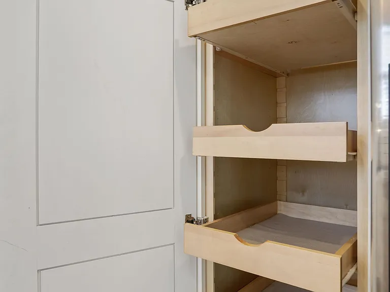 Custom cabinetry in remodeled kitchen