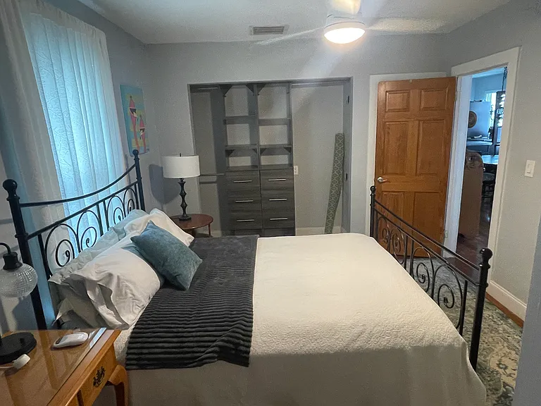 Master bedroom 1 with large closet and linen closet