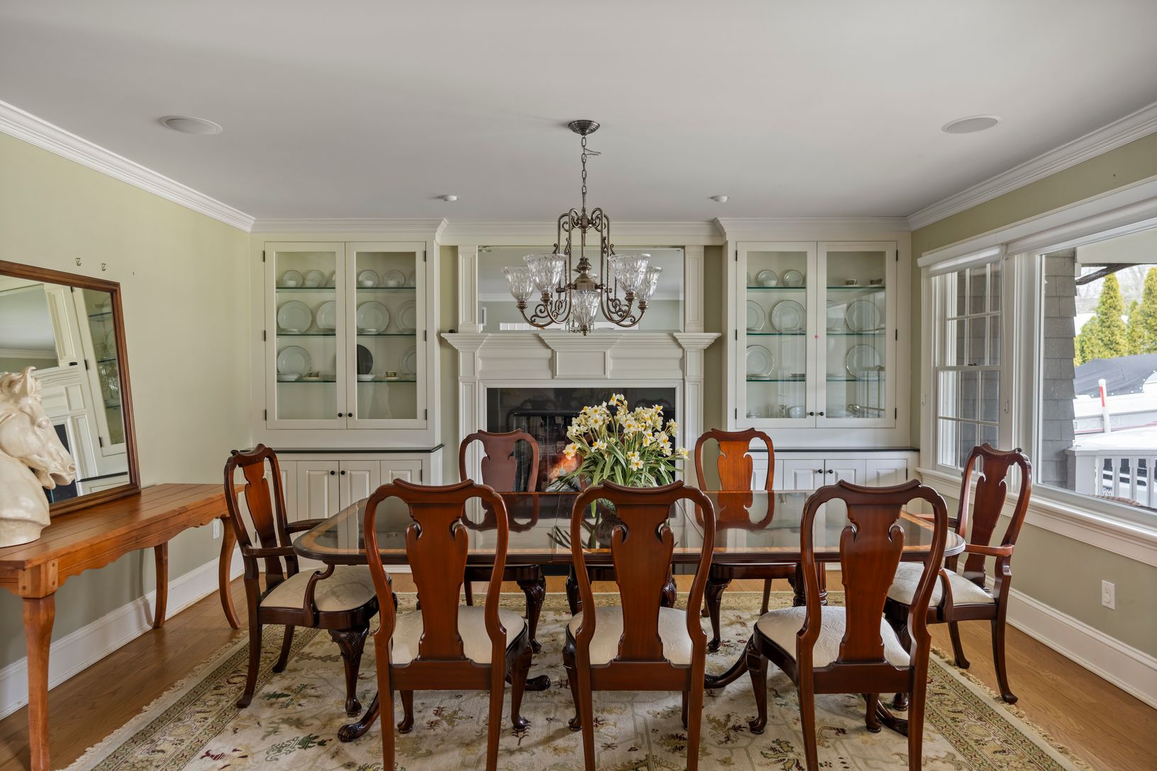  Formal Dining Room with Gas Fireplace
