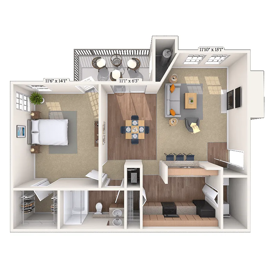 Floor plan The Saratoga