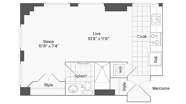 Floor plan Fayette