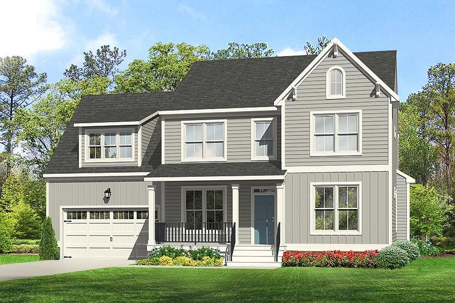 Jefferson - Farmhouse A Front Load Garage