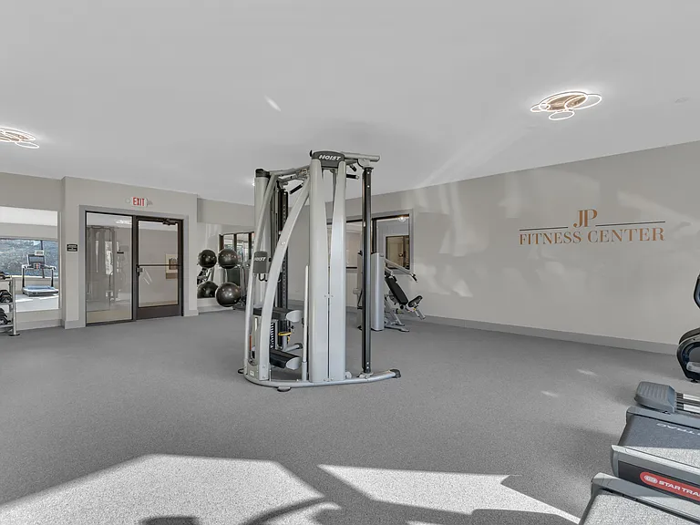 Elevate your lifestyle at Jefferson Place Apartments, featuring a state-of-the-art fitness center designed for both relaxation and efficiency. Achieve your health goals in a welcoming space. Schedule your tour today!