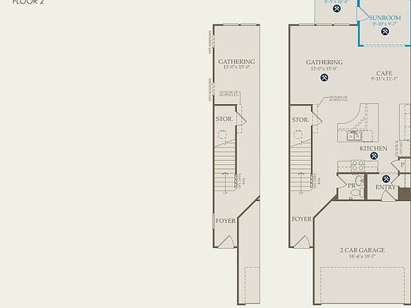 Bowman Floor Plan, Quick Move-in Home, Floor 1