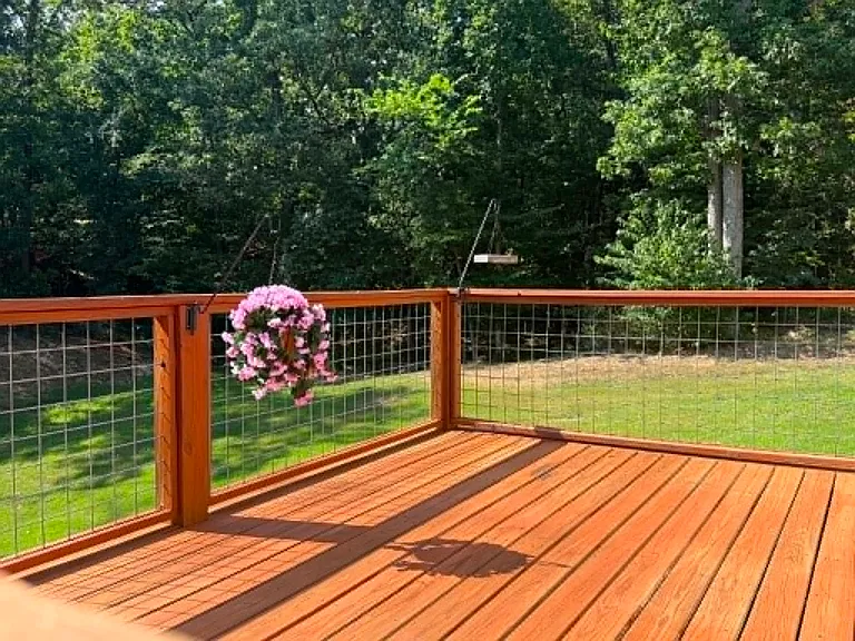 View from back deck