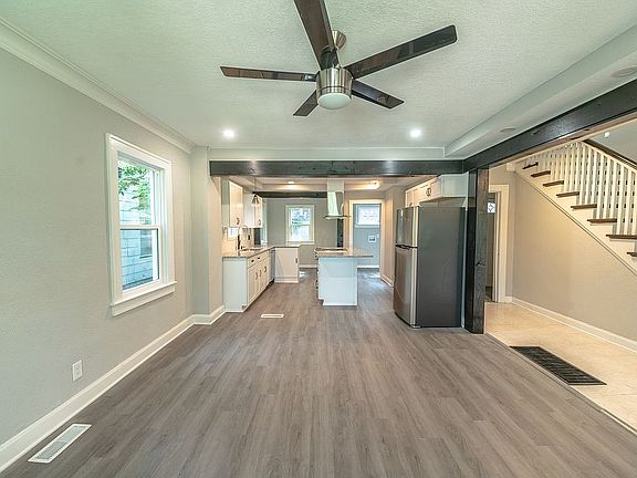 Dining area open to Kitchen