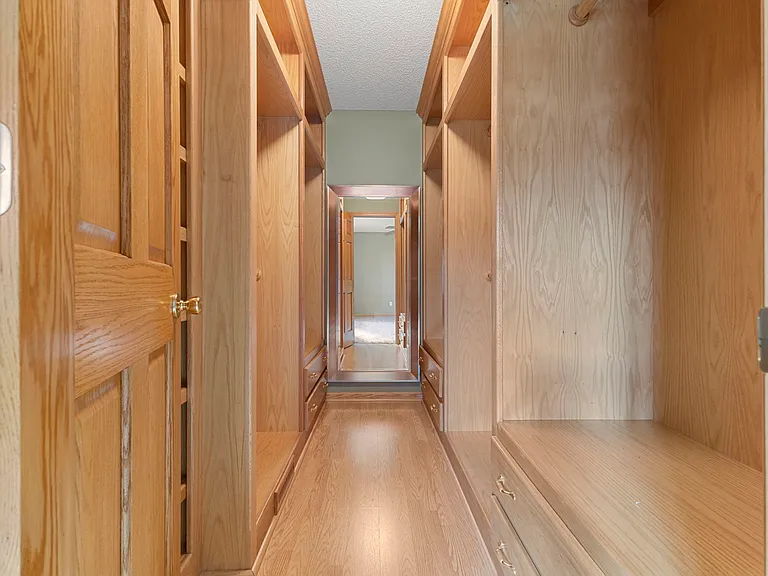 Master walk-in closet