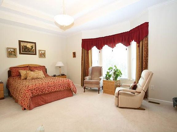 Spacious Master with view of private backyard