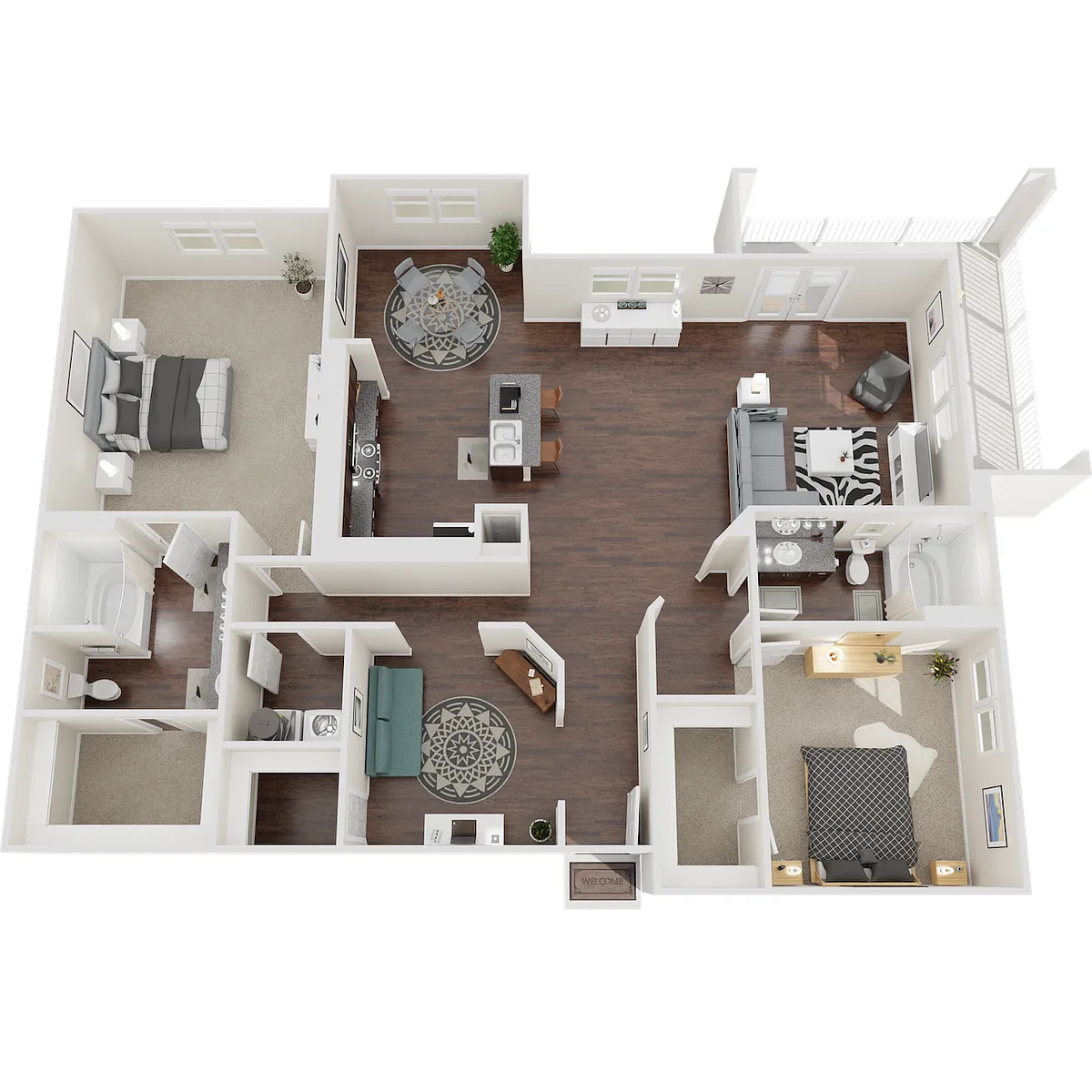 Floor plan B2