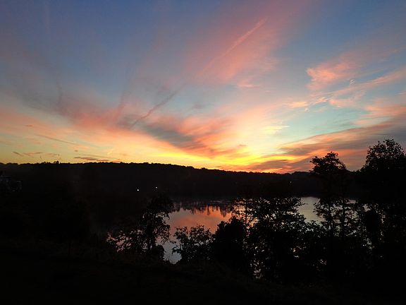 sunrise over the lake 365 days a year, you can watch from yo