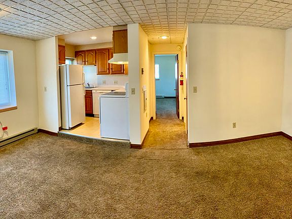 Living room and kitchen