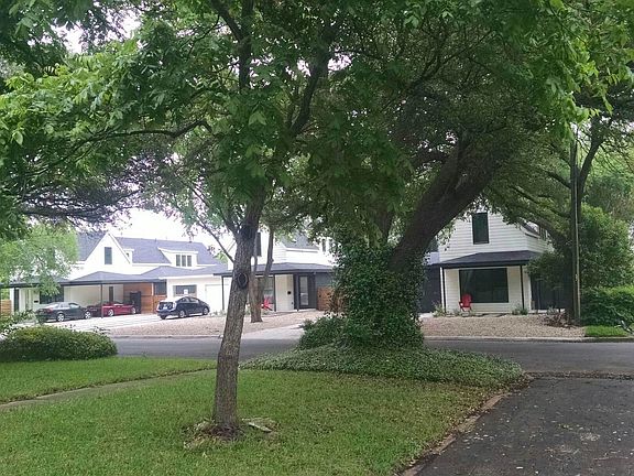 view from front door across street