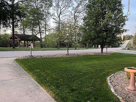 Front view from house