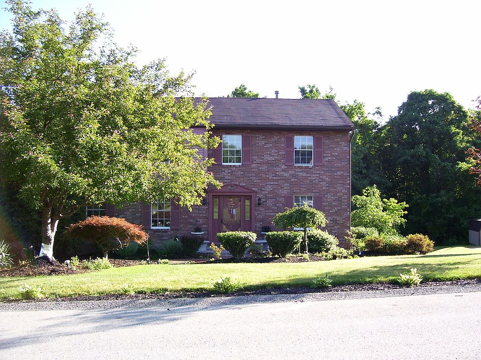 Brick front, brick to grade on sides and back