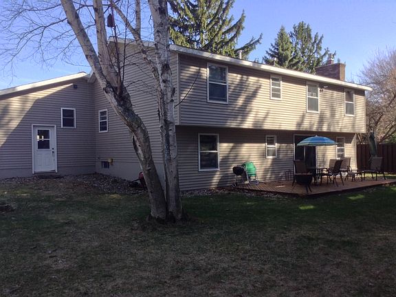 Back view of home