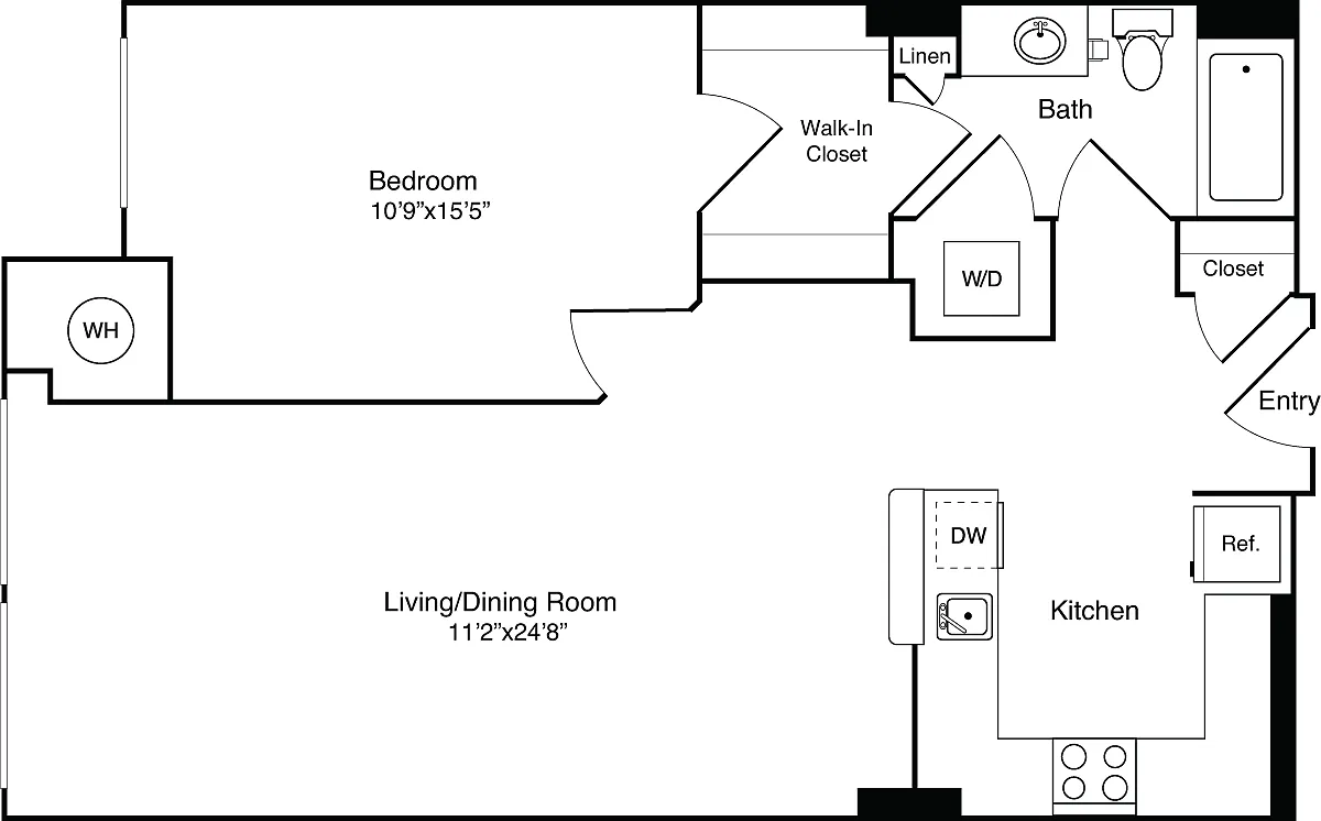 Floor plan 1B1