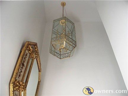 Chandelier in Stairway
