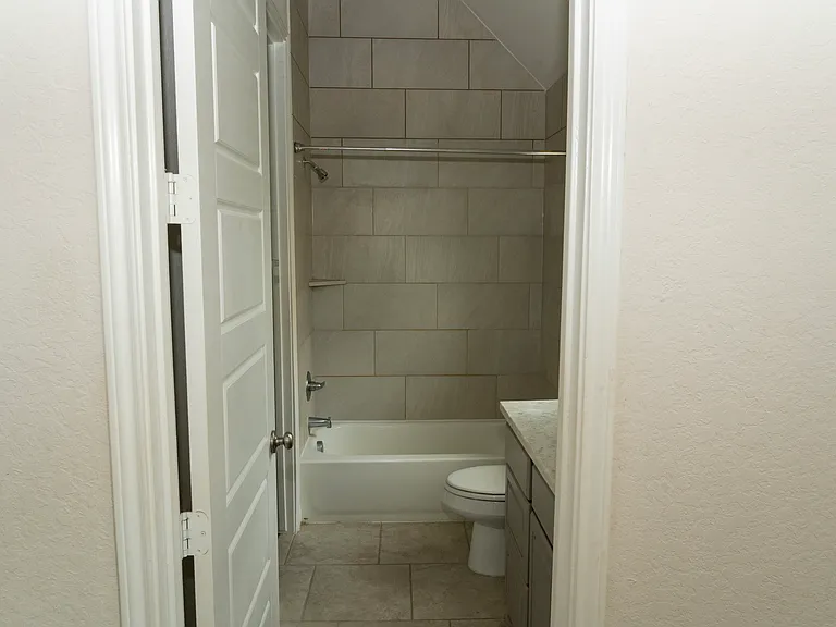 Bathroom connected to bedroom