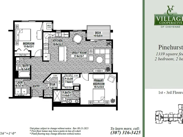 Pinehurst Plan, Village Cooperative of Cheyenne (Active Adults 62+)