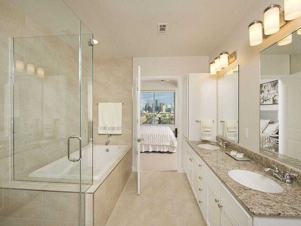 Master bath with luxurious oversized oval tub.