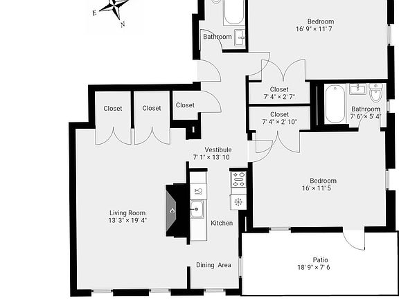 2nd image of 200 W 15th St APT 17A