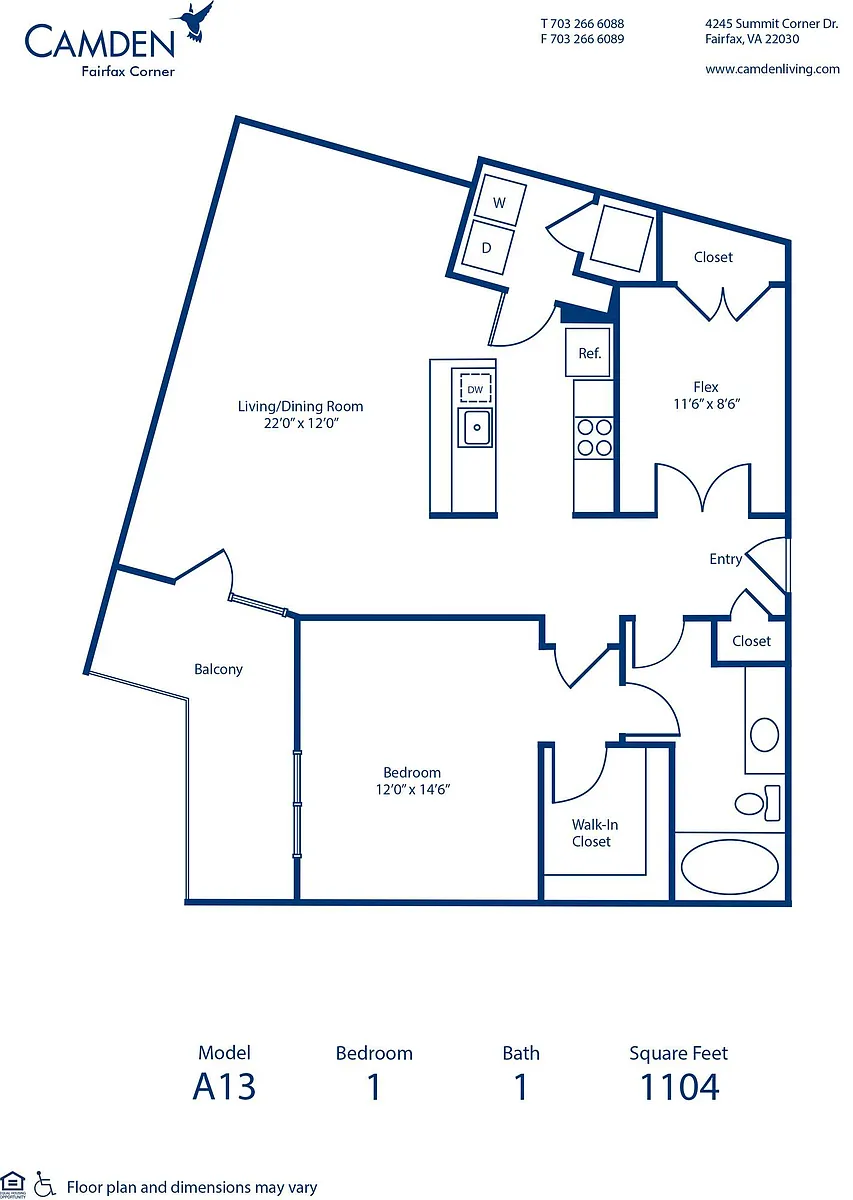 Floor plan A13