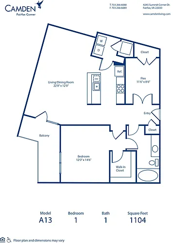 Floor plan A13